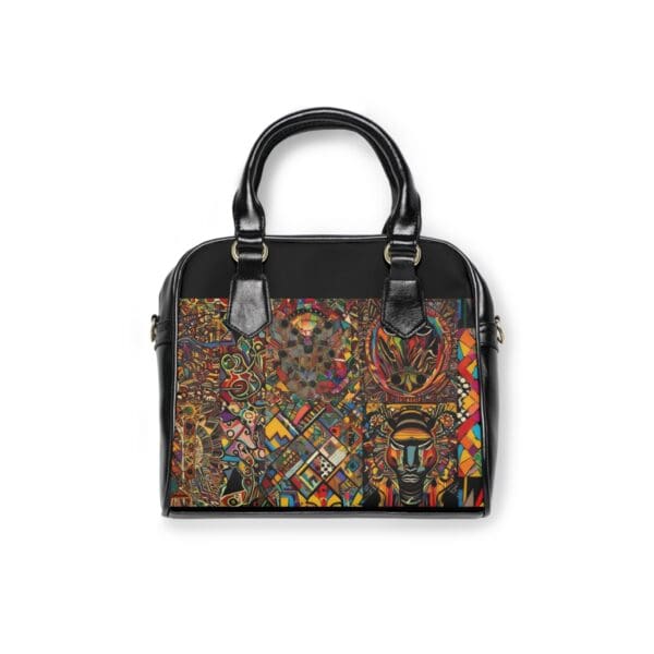 Vibrant Patterns Shoulder Handbag - Stylish and Unique Everyday Accessory