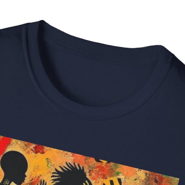 Artistic Dance Unisex Softstyle T-Shirt - Vibrant Culture Print "Symbols of the Past. Strength for the Future." - Image 90