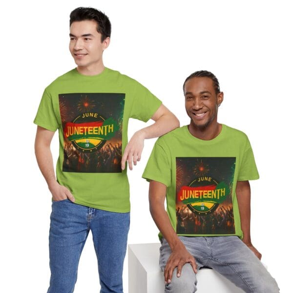 Juneteenth Celebration Unisex Heavy Cotton Tee Juneteenth: The Spirit of Liberation - Image 82