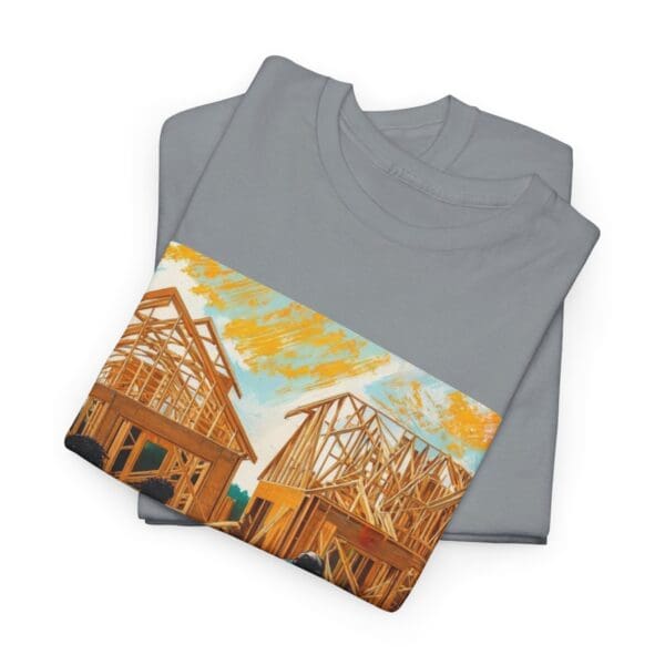 Inspirational Construction Worker Tee - Unisex Heavy Cotton Shirt - Image 69