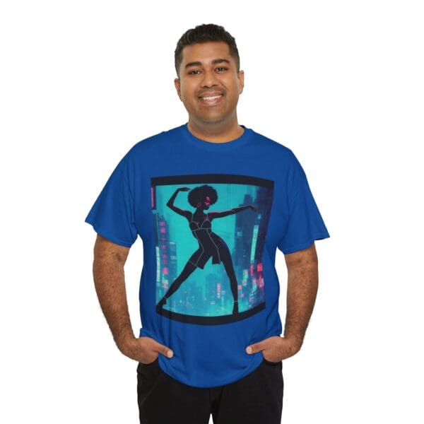 Empowerment Unisex Heavy Cotton Tee - Bold Urban Vibes "Black Joy in Motion. Strength in Every Step." - Image 62