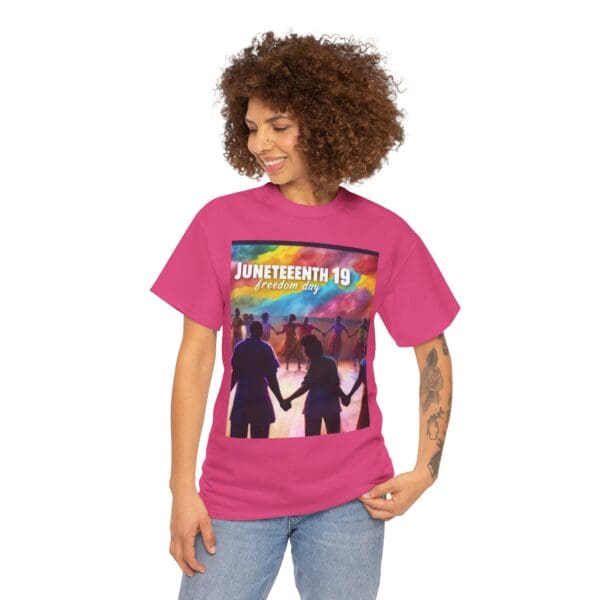 Juneteenth Celebration Tee, Unisex Heavy Cotton Shirt, Freedom Day Apparel, African American History T-Shirt, Comfortable Graphic Tee - Image 93