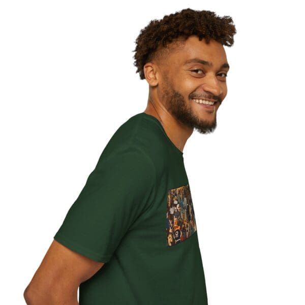 Artistic Unisex Softstyle T-Shirt - Vibrant Community Design "Wear the Movement. Live the Story." - Image 53