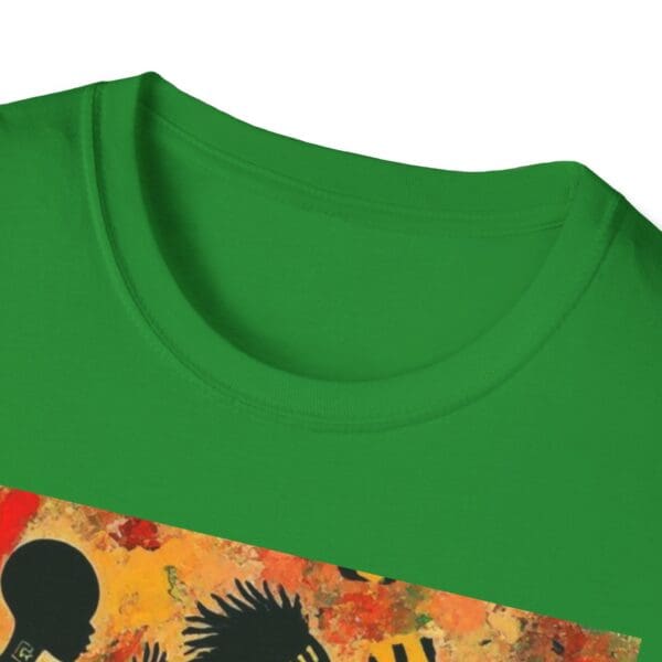 Artistic Dance Unisex Softstyle T-Shirt - Vibrant Culture Print "Symbols of the Past. Strength for the Future." - Image 66