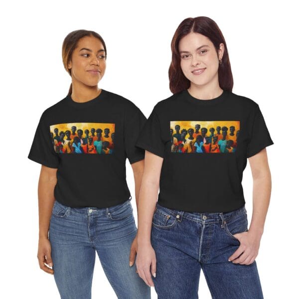 Cultural Unity Unisex Heavy Cotton Tee - Art Inspired Graphic Shirt "Bright Sun. Bold Spirit. Timeless Legacy." - Image 17