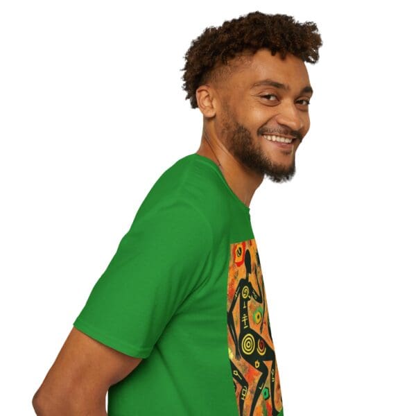 Artistic Dance Unisex Softstyle T-Shirt - Vibrant Culture Print "Symbols of the Past. Strength for the Future." - Image 70
