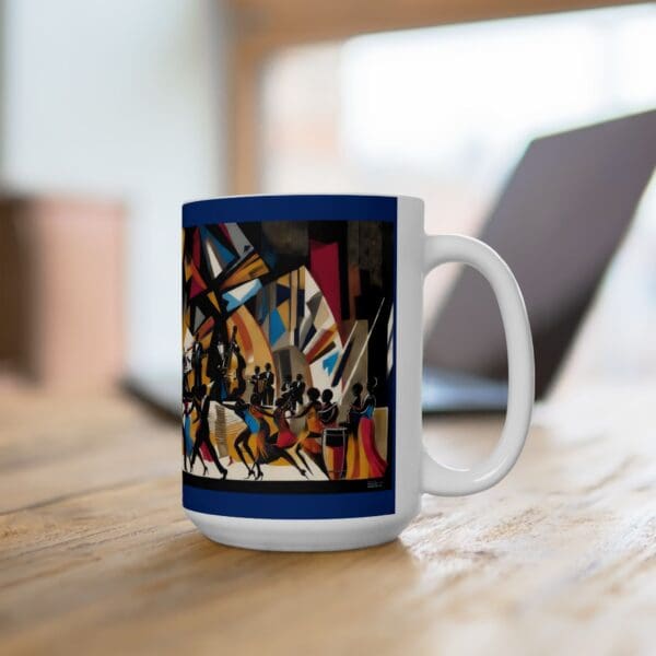 Vibrant Dance Scene Ceramic Mug - 11oz & 15oz Coffee Cup for Music Lovers - Image 15