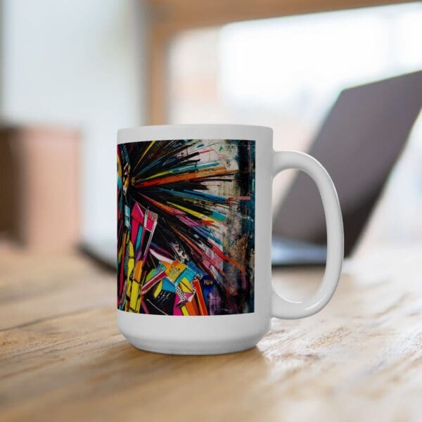 Colorful Artistic Ceramic Mug - 11oz & 15oz - Perfect for Coffee Lovers and Art Enthusiasts Heritage in Color - Image 15