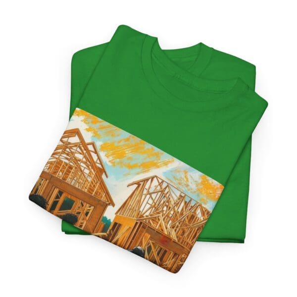 Inspirational Construction Worker Tee - Unisex Heavy Cotton Shirt - Image 79