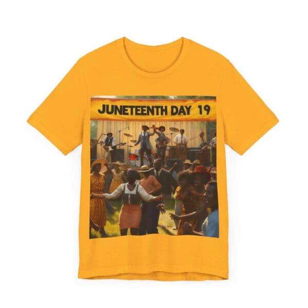 Juneteenth Celebration Tee, Unisex Short Sleeve T-Shirt for Freedom Day, Black History Month, Gift for Activists, Summer Wear, Vintage Style - Image 37