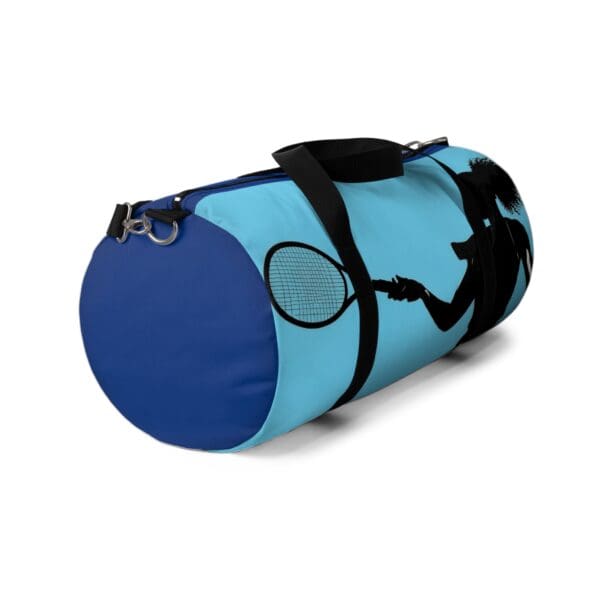 Tennis Enthusiast Duffel Bag - Sporty Gym Bag with Silhouette Design Play fierce. Move bold. Win big. Elevate your game - Image 7