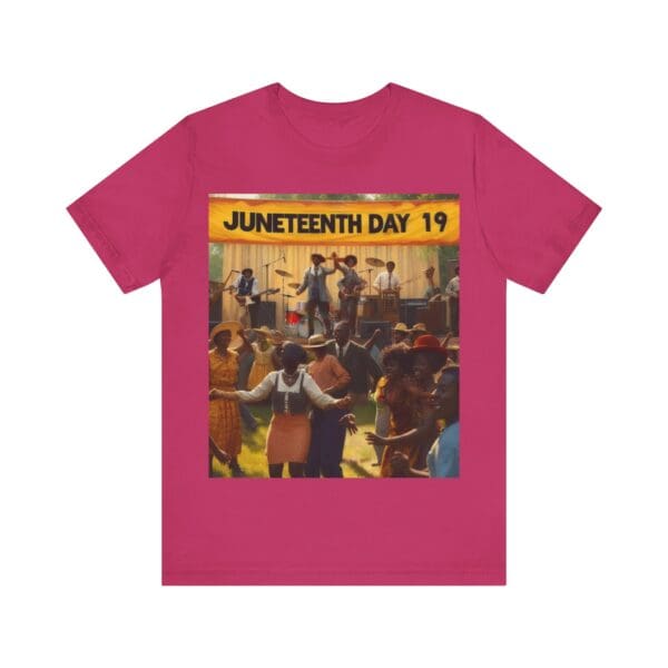 Juneteenth Celebration Tee, Unisex Short Sleeve T-Shirt for Freedom Day, Black History Month, Gift for Activists, Summer Wear, Vintage Style - Image 138