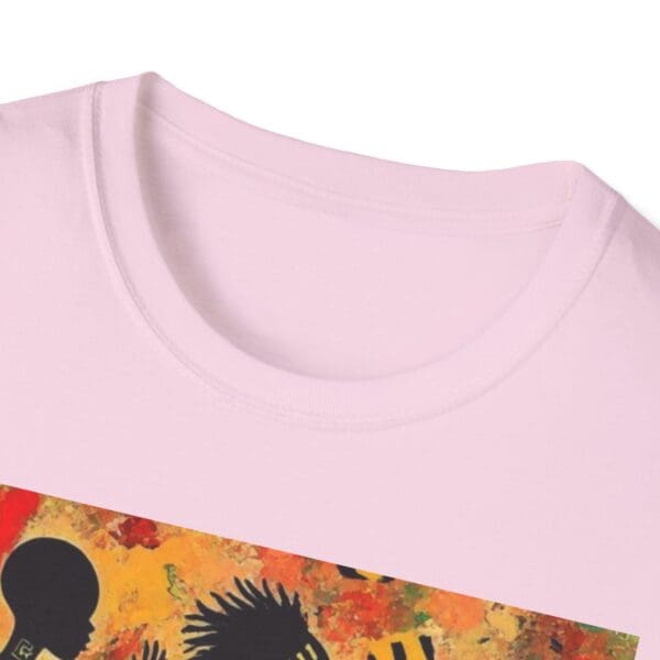 Artistic Dance Unisex Softstyle T-Shirt - Vibrant Culture Print "Symbols of the Past. Strength for the Future." - Image 106