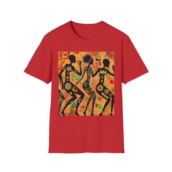 Artistic Dance Unisex Softstyle T-Shirt - Vibrant Culture Print "Symbols of the Past. Strength for the Future." - Image 112