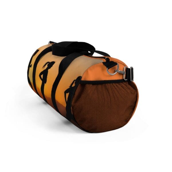 Sunset Runner Duffel Bag - Sporty Travel Gear for Active Lifestyles Golden skies, unstoppable spirit. - Image 8
