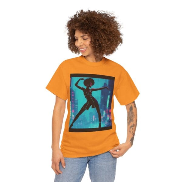 Empowerment Unisex Heavy Cotton Tee - Bold Urban Vibes "Black Joy in Motion. Strength in Every Step." - Image 23