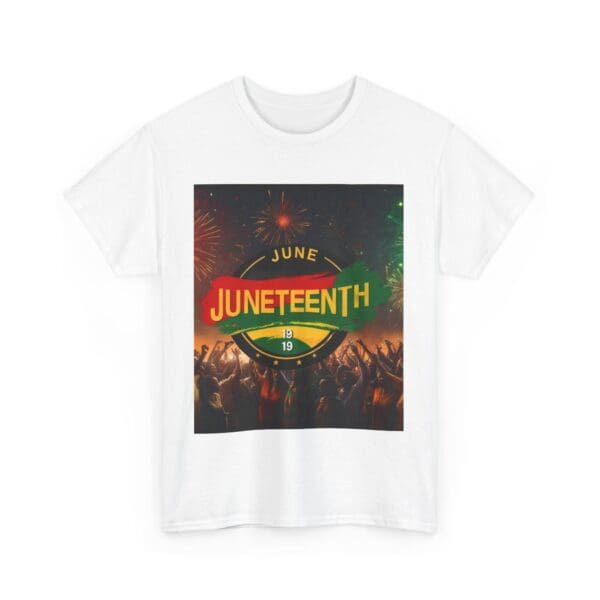 Juneteenth Celebration Unisex Heavy Cotton Tee Juneteenth: The Spirit of Liberation - Image 3