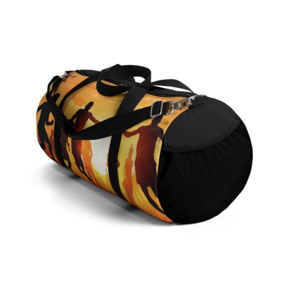 Sunset Silhouette Sport Duffel Bag - Perfect for Gym & Travel ⚡ “Speed, Strength, Style—All in One Bag.” - Image 4