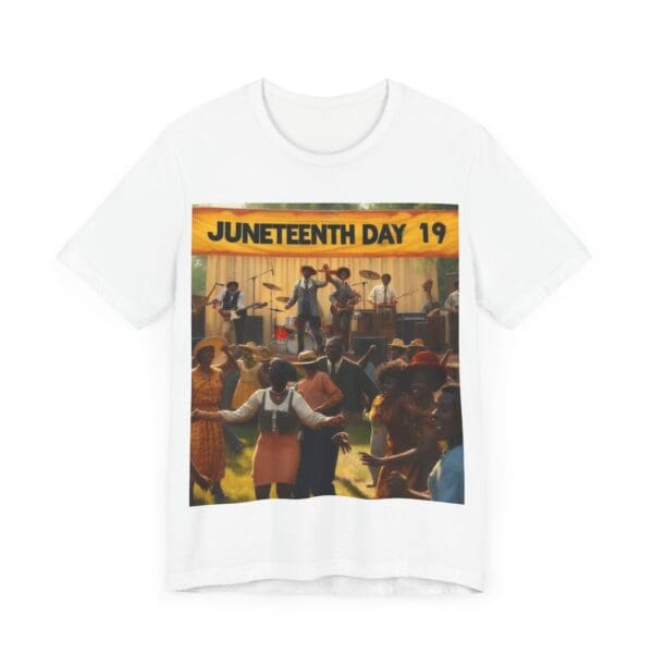 Juneteenth Celebration Tee, Unisex Short Sleeve T-Shirt for Freedom Day, Black History Month, Gift for Activists, Summer Wear, Vintage Style - Image 3