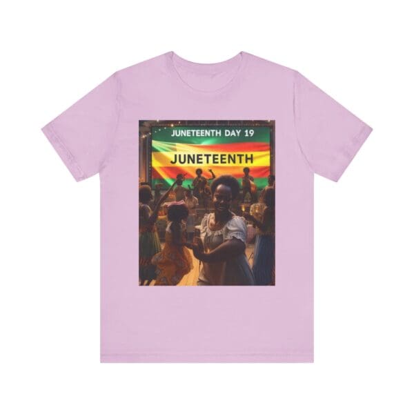 Juneteenth Celebration Tee, Unisex Jersey T-Shirt, Short Sleeve Graphic Tee, Black History Month Shirt, Family Reunion Apparel, Gift [...]"Juneteenth: Freedom Forever, Legacy Unbreakable." - Image 99