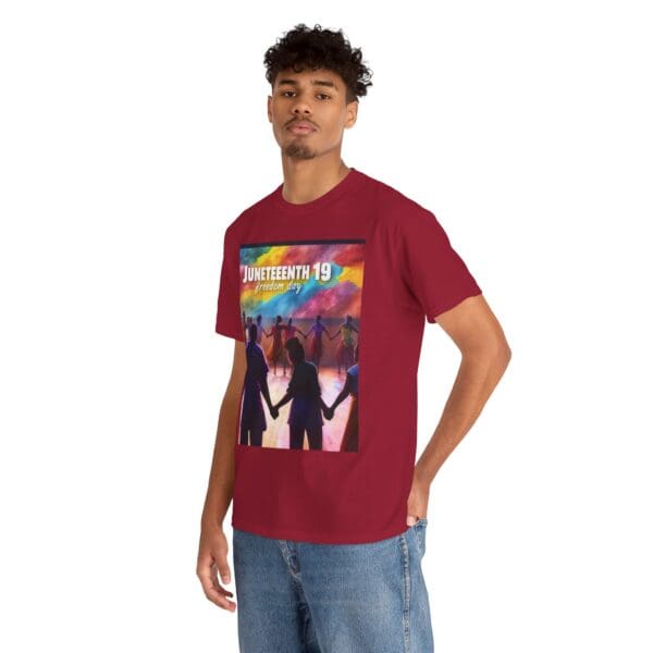 Juneteenth Celebration Tee, Unisex Heavy Cotton Shirt, Freedom Day Apparel, African American History T-Shirt, Comfortable Graphic Tee - Image 115