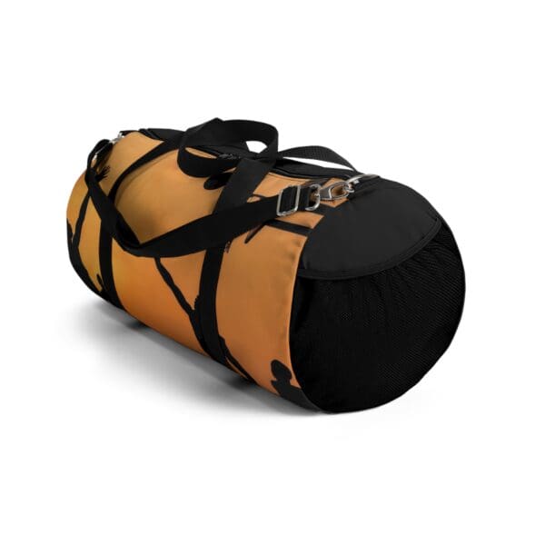 Hoops Duffel Bag - Basketball Silhouette Design for Sport Lovers 🏀 “Dusk Falls. Legends Rise.” - Image 4