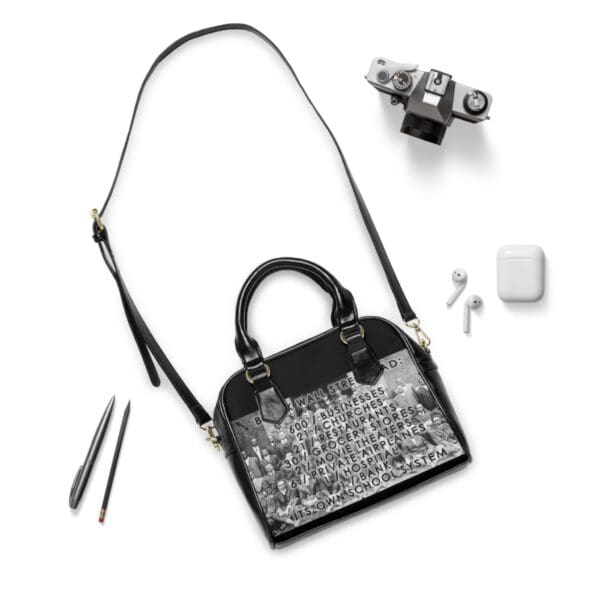 Shoulder Handbag  (HIDDEN  TRUTHS "Black Wealth. Black Excellence. Black Wall Street." - Image 3