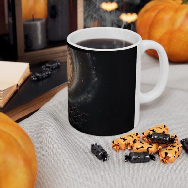 Cosmic Spirit Ceramic Mug – 11oz & 15oz | Retro Vibes for Nature Lovers "Grounded in Truth. Rising Beyond Limits." - Image 7
