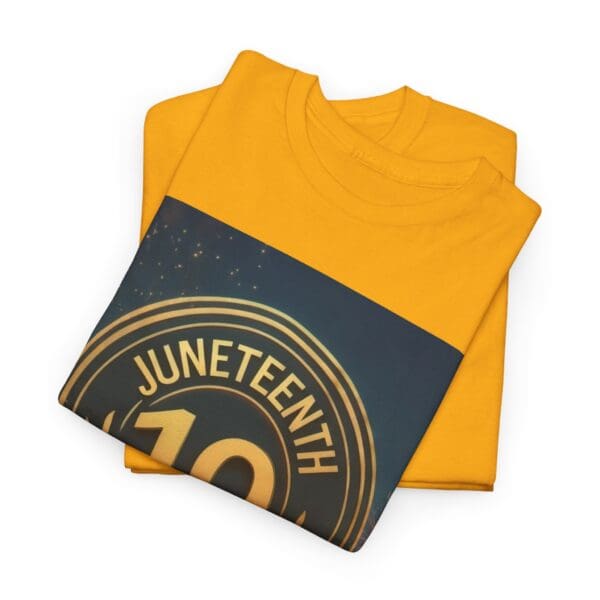 Juneteenth Celebration Unisex Heavy Cotton Tee June 19, 1865—The Truth Unfolds 💚 - Image 36
