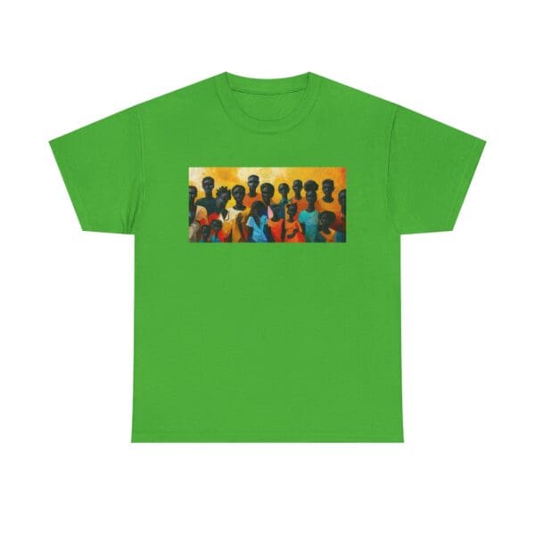 Cultural Unity Unisex Heavy Cotton Tee - Art Inspired Graphic Shirt "Bright Sun. Bold Spirit. Timeless Legacy." - Image 71