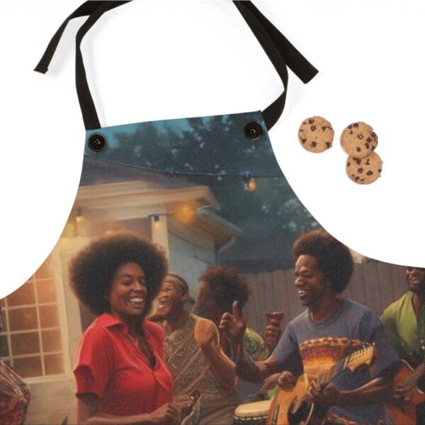 Apron (AOP) "Where Music Moves, Culture Lives." - Image 2