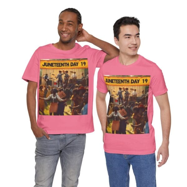 Juneteenth Celebration Tee, Unisex Short Sleeve T-Shirt for Freedom Day, Black History Month, Gift for Activists, Summer Wear, Vintage Style - Image 136