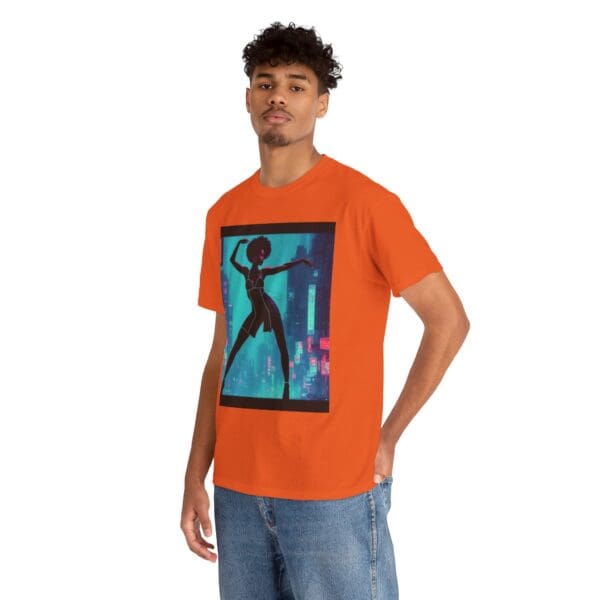 Empowerment Unisex Heavy Cotton Tee - Bold Urban Vibes "Black Joy in Motion. Strength in Every Step." - Image 31