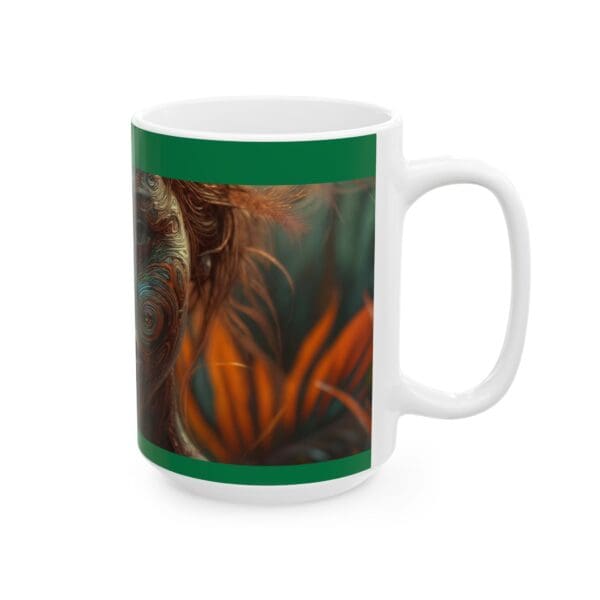 Artistic Vibes Ceramic Mug - Unique Design for Coffee Lovers A Canvas of Strength, A Mug of Legacy. - Image 13
