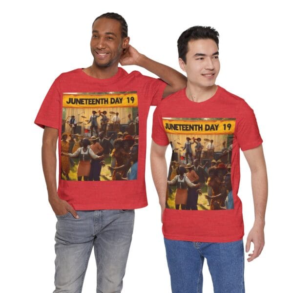 Juneteenth Celebration Tee, Unisex Short Sleeve T-Shirt for Freedom Day, Black History Month, Gift for Activists, Summer Wear, Vintage Style - Image 66