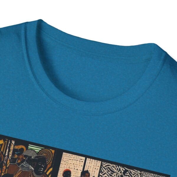 Artistic Unisex Softstyle T-Shirt - Vibrant Community Design - Image 73