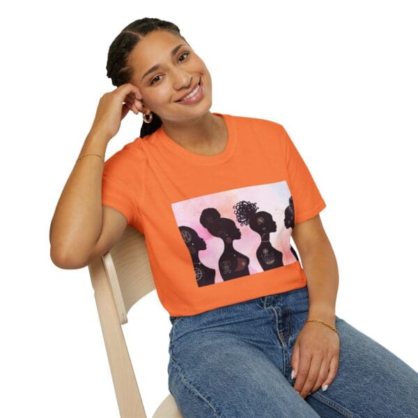 Empowerment Silhouette Unisex Softstyle T-Shirt - Image 14
