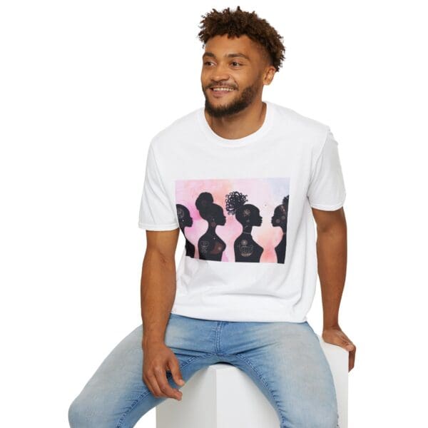Empowerment Silhouette Unisex Softstyle T-Shirt - Image 8