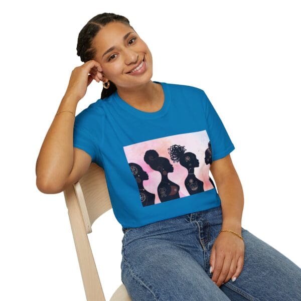 Empowerment Silhouette Unisex Softstyle T-Shirt - Image 53