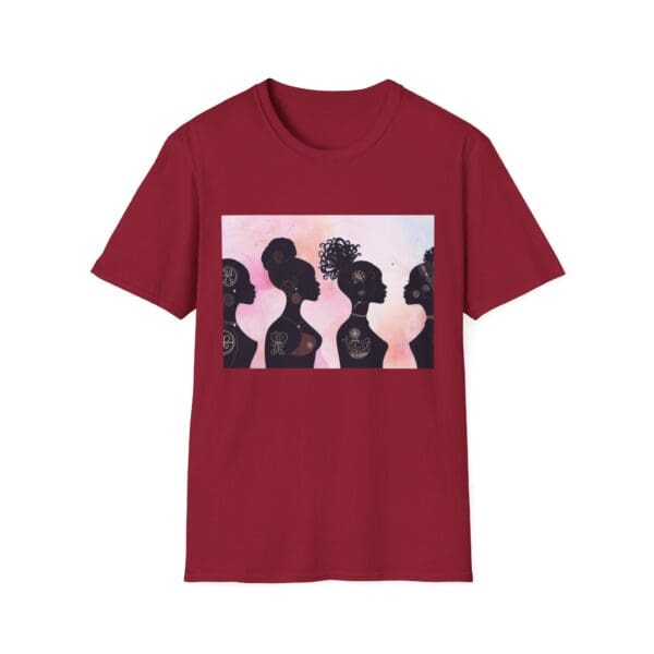 Empowerment Silhouette Unisex Softstyle T-Shirt - Image 110