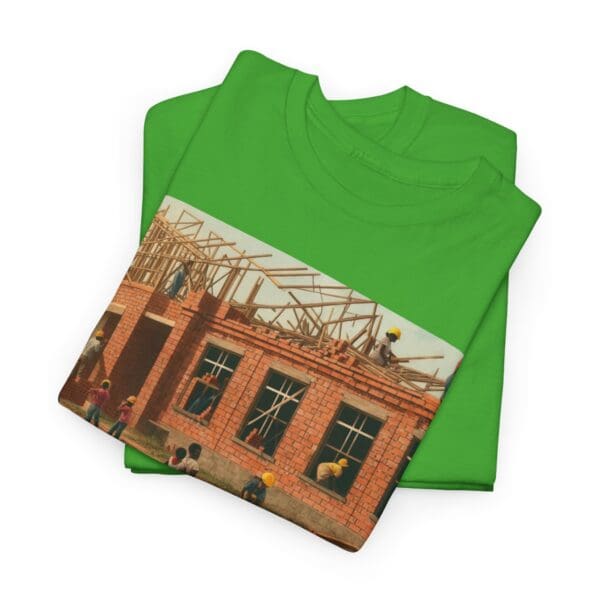 Artistic Unisex Heavy Cotton Tee - Vintage Scene Print - Image 68