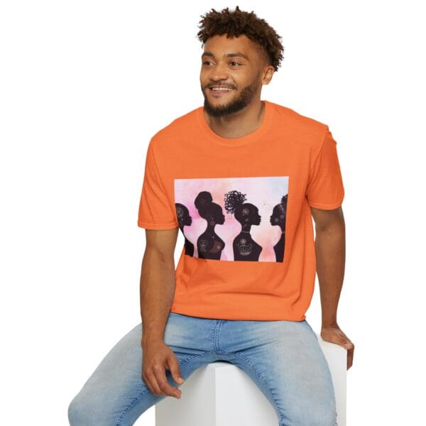 Empowerment Silhouette Unisex Softstyle T-Shirt - Image 16