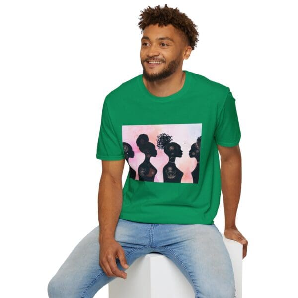 Empowerment Silhouette Unisex Softstyle T-Shirt - Image 47