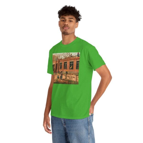 Artistic Unisex Heavy Cotton Tee - Vintage Scene Print - Image 71