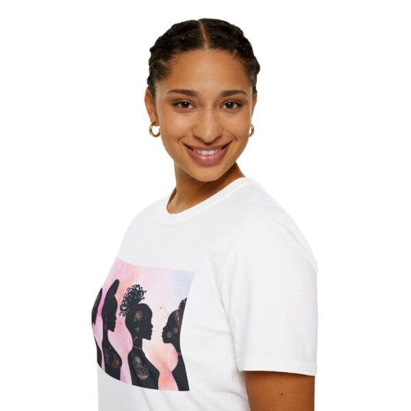 Empowerment Silhouette Unisex Softstyle T-Shirt - Image 5