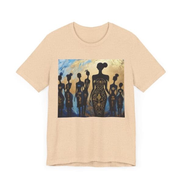 Artistic Unisex Jersey Tee - Colorful Silhouette Design - Image 31