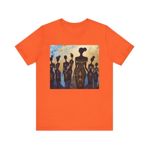 Artistic Unisex Jersey Tee - Colorful Silhouette Design - Image 9