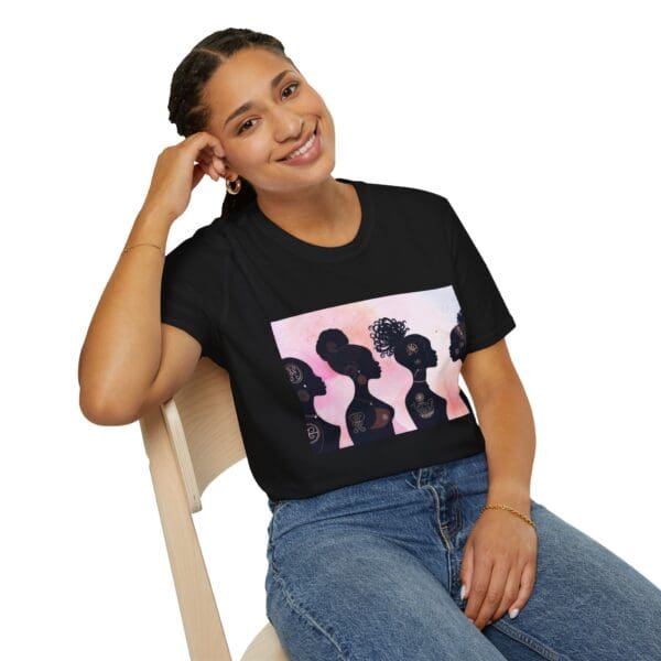 Empowerment Silhouette Unisex Softstyle T-Shirt - Image 30