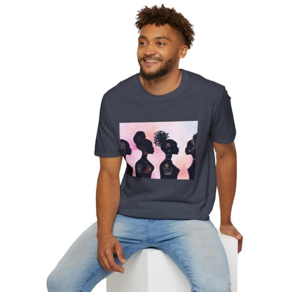 Empowerment Silhouette Unisex Softstyle T-Shirt - Image 78