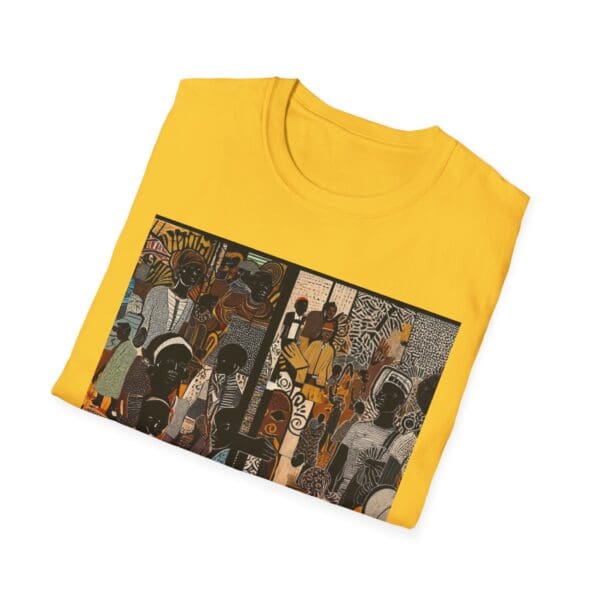Artistic Unisex Softstyle T-Shirt - Vibrant Community Design - Image 34